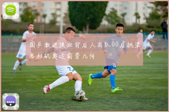 国乒激进换血背后人离队00后挑梁洛杉矶奥运前景几何